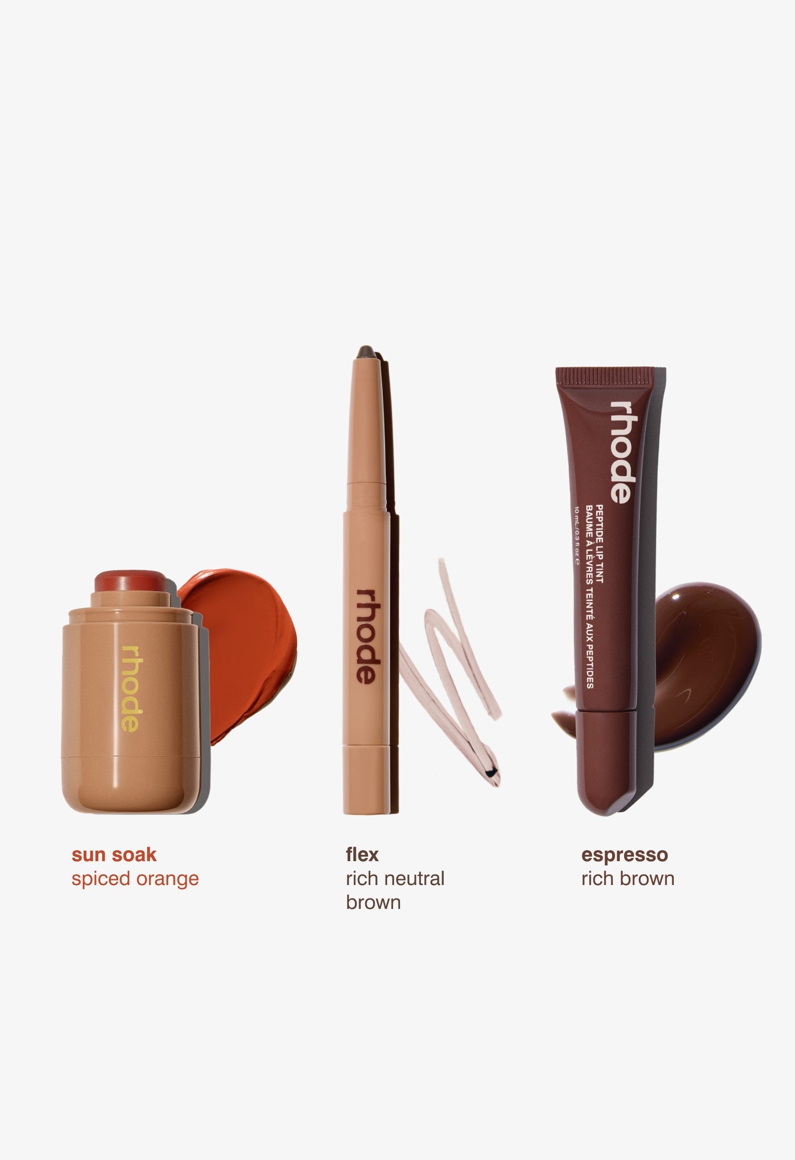 the edits sun soak, flex, espresso